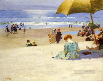  Ward Pintura - Playa impresionista Hourtide Edward Henry Potthast